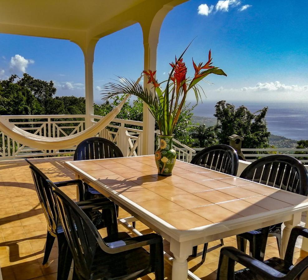 Belavue & Spa Prive, Avec Vue Panoramique Sur Mer, Jardin Creole Paysager, Jacuzzi Prive Буйант Экстерьер фото
