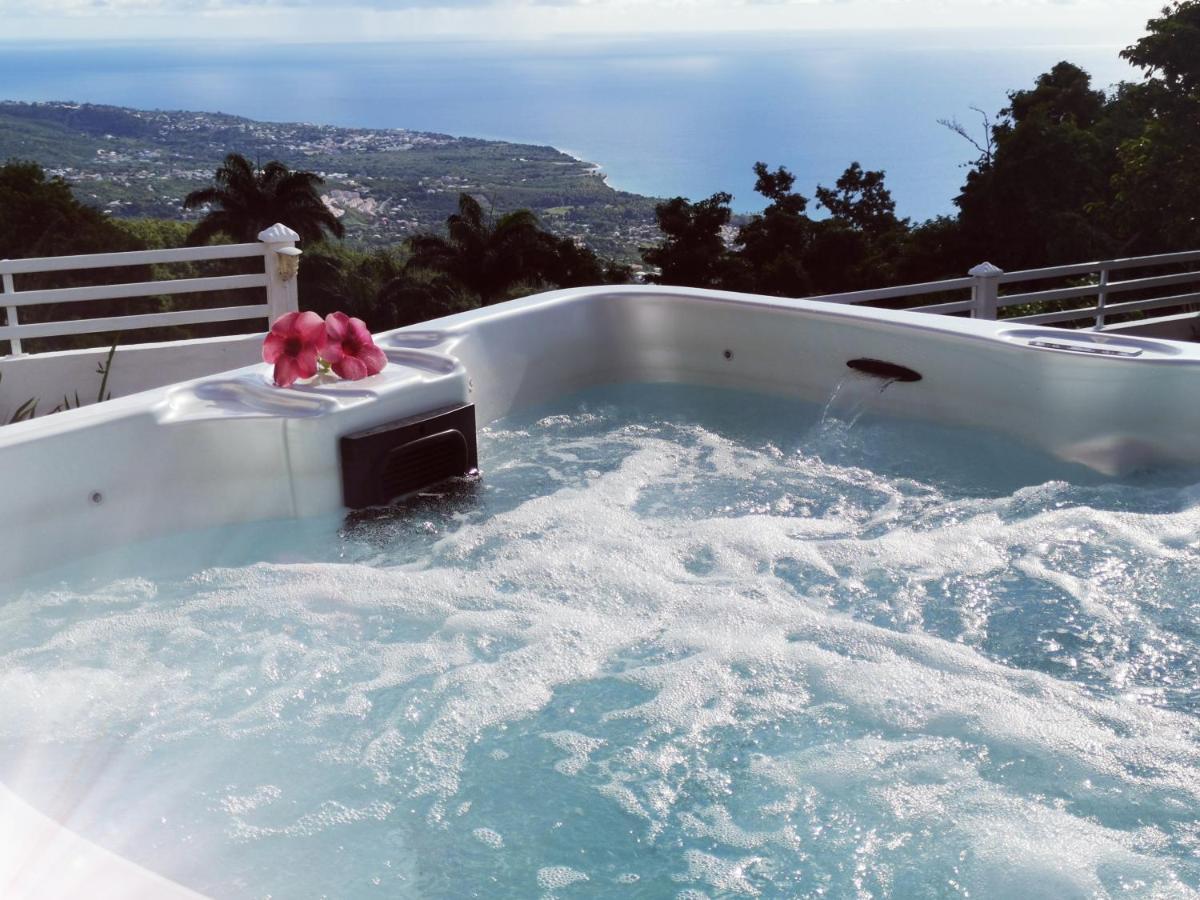 Belavue & Spa Prive, Avec Vue Panoramique Sur Mer, Jardin Creole Paysager, Jacuzzi Prive Буйант Экстерьер фото