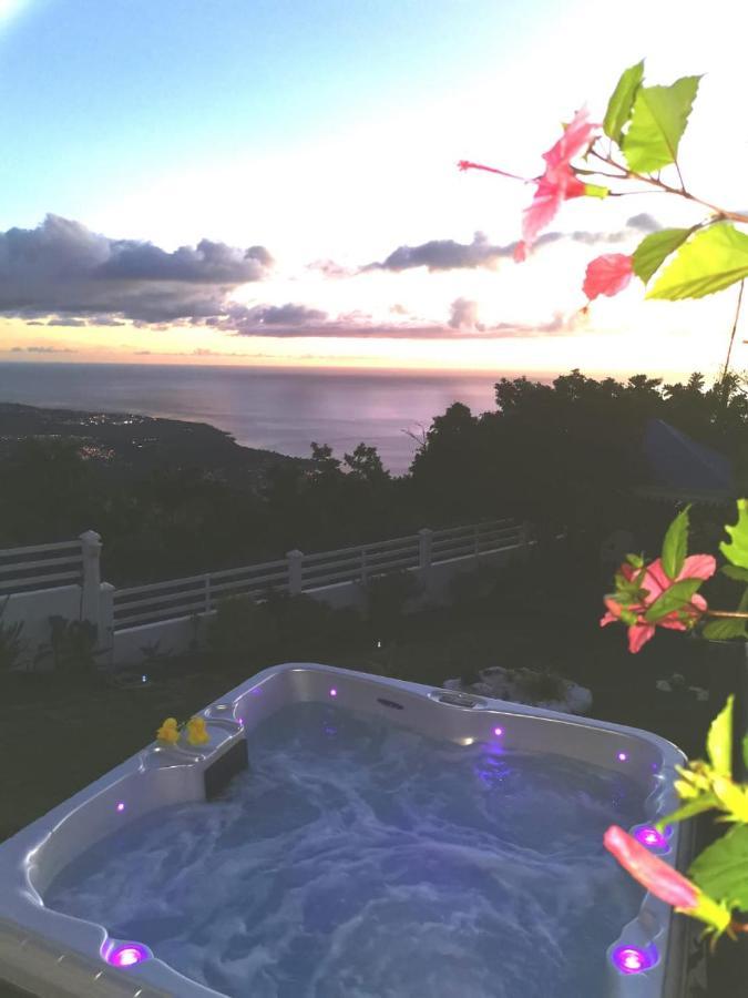 Belavue & Spa Prive, Avec Vue Panoramique Sur Mer, Jardin Creole Paysager, Jacuzzi Prive Буйант Экстерьер фото
