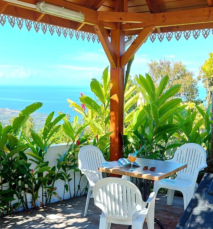 Belavue & Spa Prive, Avec Vue Panoramique Sur Mer, Jardin Creole Paysager, Jacuzzi Prive Буйант Экстерьер фото