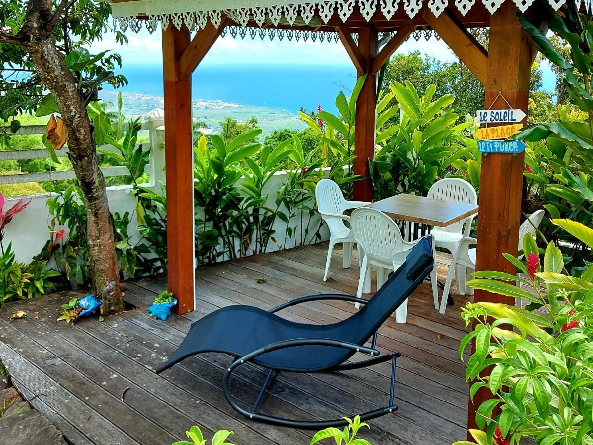 Belavue & Spa Prive, Avec Vue Panoramique Sur Mer, Jardin Creole Paysager, Jacuzzi Prive Буйант Экстерьер фото